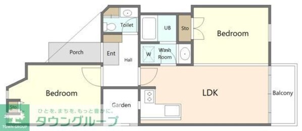 ヒルサイドイン国分寺 の物件間取画像